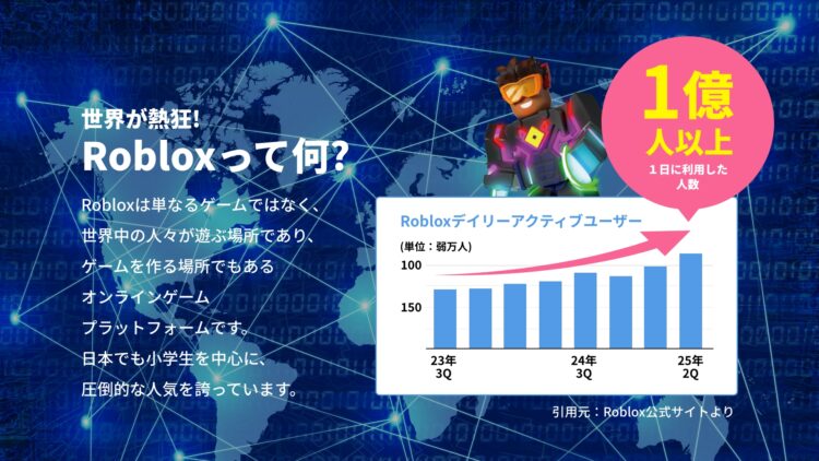 プログラミング教室で取り扱っているRobloxが人気の理由